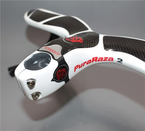 Carbon Fiber Drop Bar 28.6*400/420/440mm Road Bike Racing Integrated Handlebar - Image 4 of 4