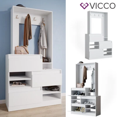 Vestiaire meuble à chaussures, commode d’entrée, meuble d’entréen Evia Vicco