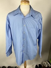 Arrow Mens Size XL 17 1/2 -34/35 Long Sleeve Button Up Shirt-1153