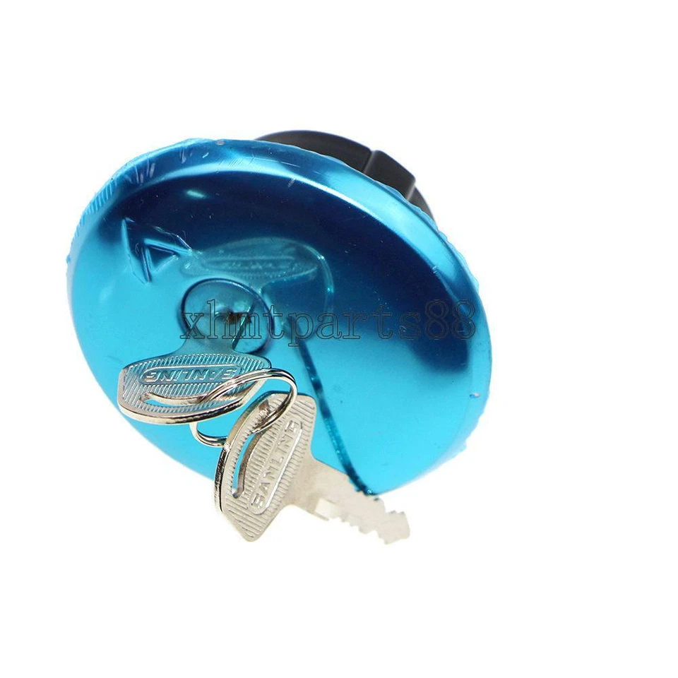 Bloqueo de la cubierta del tanque de la tapa del combustible gasolina 2x llaves para Suzuki GN125 GN250 GN 125 250 Commuter Foto 2 de 4