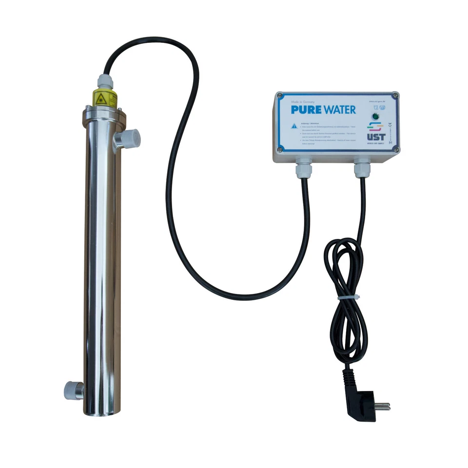 PURE 1.0 - 16W - UVC Anlage zur Wasseraufbereitung - Pool Teich Trinkwasser UV-C