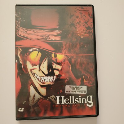 Hellsing Promotional DVD  3 Episodes Pre-release Demo w Insert 2002 Mockup