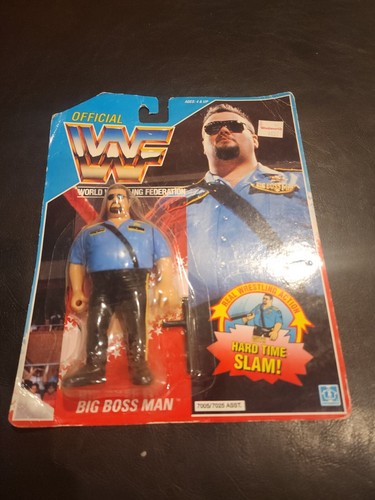WWF Big Boss Man Action Figure Hasbro 1990 5