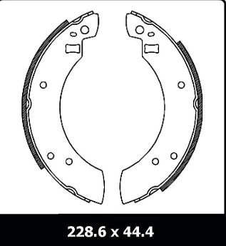 Fits Ford Escort MK2 Rear Brake Shoe Drum Overhaul Kit - image 2 of 2