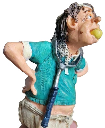 Doug Harris TENNIS PLAYER & GOLFER Russ Berrie & Co. Statues Figurines Lot/2 - Picture 11 of 20