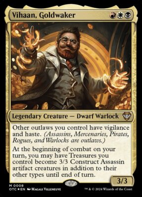 MTG Commander OTJ *FOIL* M Vihaan, Goldwaker #0008 | eBay