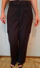 Women's Dress Slacks Size 4 Brown with 4 Pockets