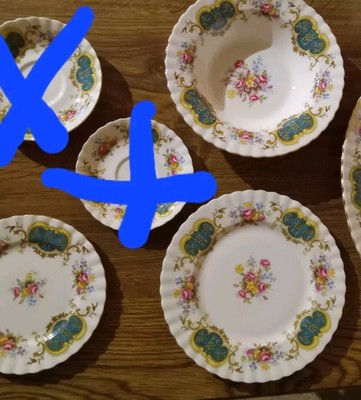  Vtg Royal Albert Berkeley Bone China Factory New Condition NOS Lot