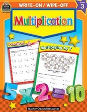 Write-On/Wipe-Off: Multiplication - Paperback - GOOD