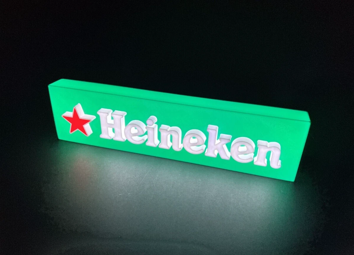 Heineken light cheap up sign