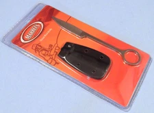 MARBLES MR80910 Trout & Bird Finger Ring Blade Neck Knife/sheath 5 1/2" overall