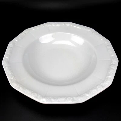 Rosenthal Porzellan Suppenteller Serie Maria weiß Classic Rose 2. Wahl 24cm - Bild 1 von 4