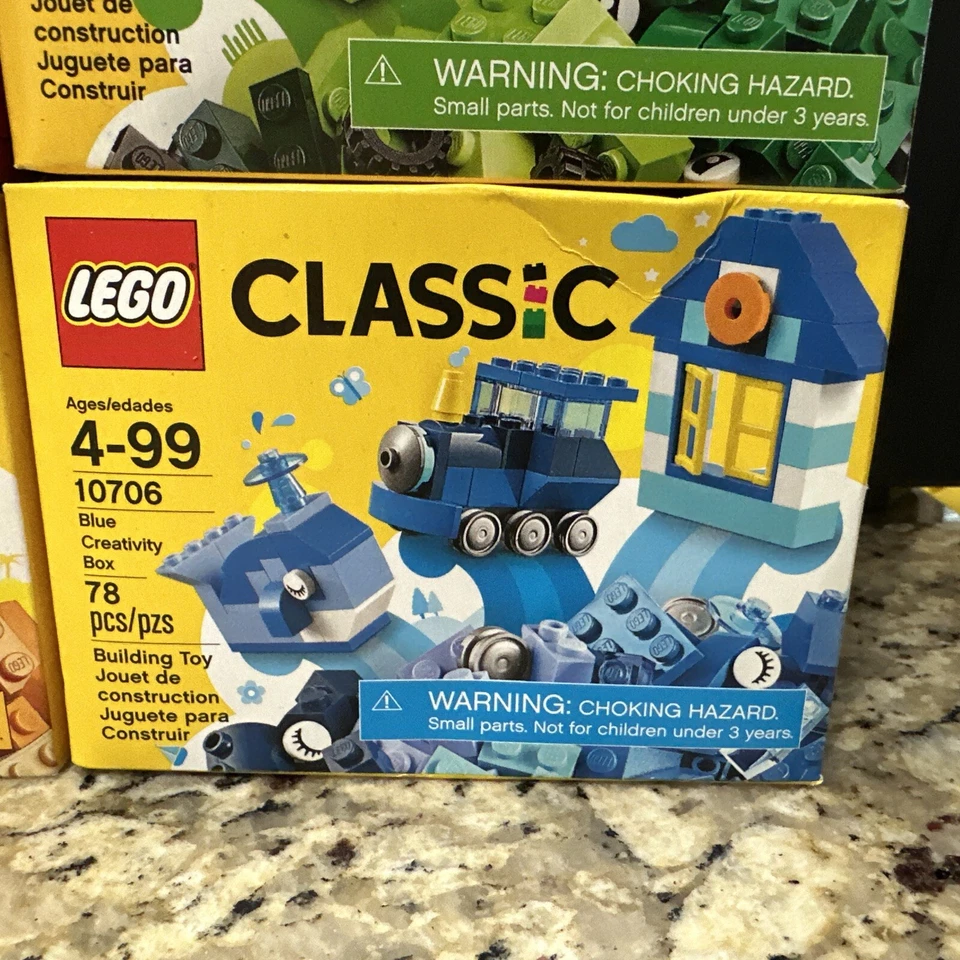 Sealed Lego Classic LOT 10706 10707 10708 10709 Creativity Box 4 Bricks - Image 4 of 4