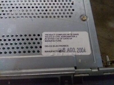 CADILLAC DEVILLE RADIO CD PLAYER THEFT LOCK STEREO 2004-2005 | eBay