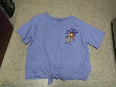 Nwt Rugrats WOMENS JUNIOR Crop Top Tie XL 2x 3x