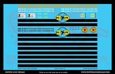 O Scale Rapid City, Pierre Easter Railroad RCPE GP / SD Locomotives Decal Set