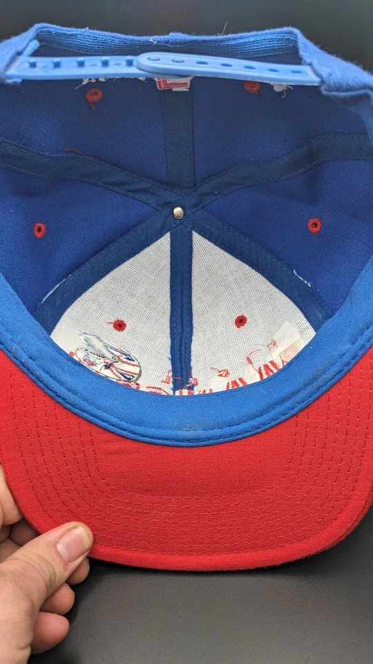 Vintage Nigel Mansell Wool Snapback Hat F1 Formula One Indy Car Ferrari Mclaren - Image 4 of 4