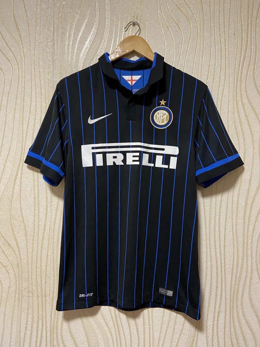 Cañón invadir Transitorio INTER MILAN 2014 2015 HOME FOOTBALL SHIRT SOCCER JERSEY NIKE 611062-011  SHAQIRI | eBay