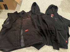 Milwaukee Vest Mens XL Black Sherpa-Lined Hea...