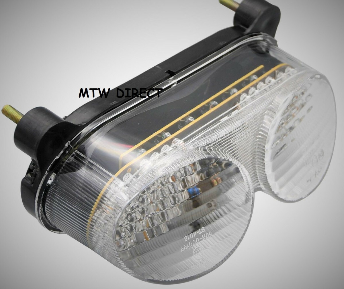 Kawasaki ZX-6R Ninja 1998-2001 Clear LED Rear Light with