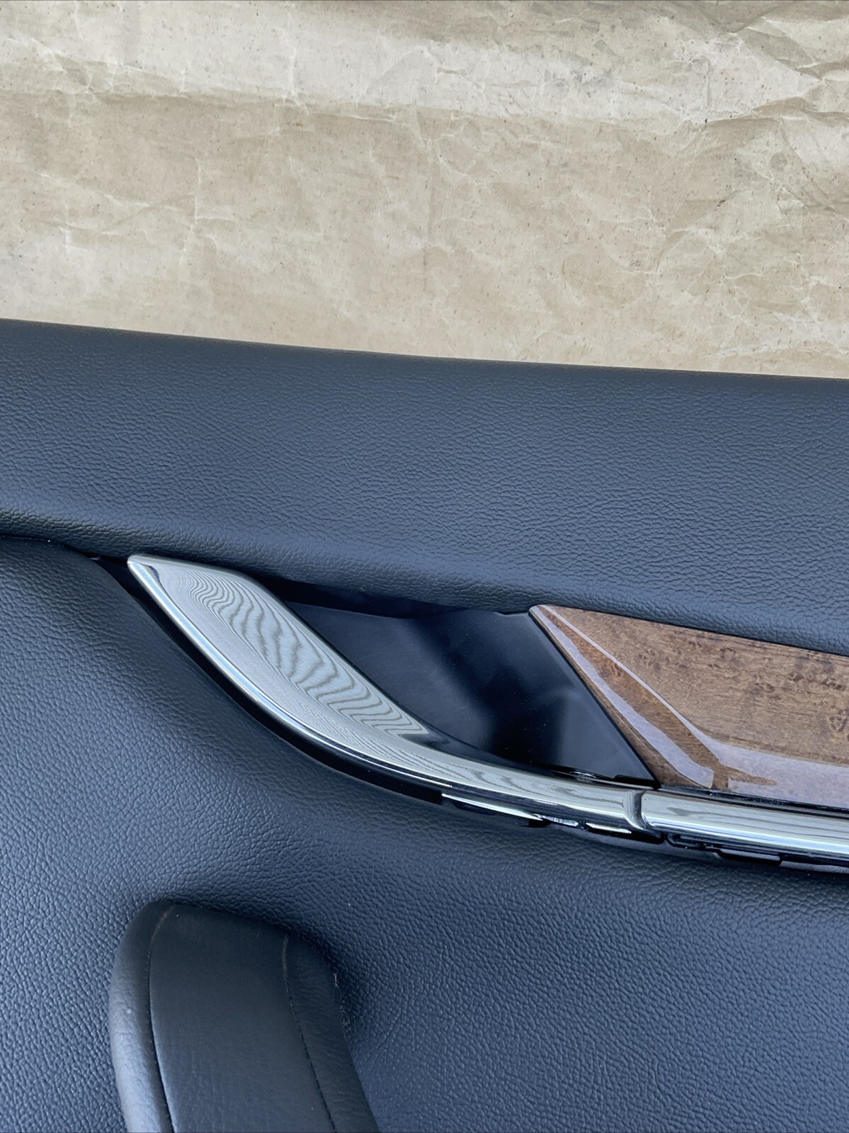 14-21 Maserati Quattroporte Rear Right Interior Door  Panel Leather Oem