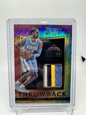 2015-16 Panini Select Throwback Memorabilia Tie-Dye Prizm /25 Aaron Afflalo Card