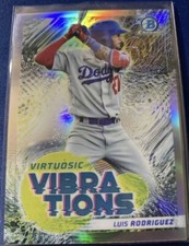 2022 Bowman Baseball Luis Rodriguez Virtuosic Vibrations Insert #VV-15