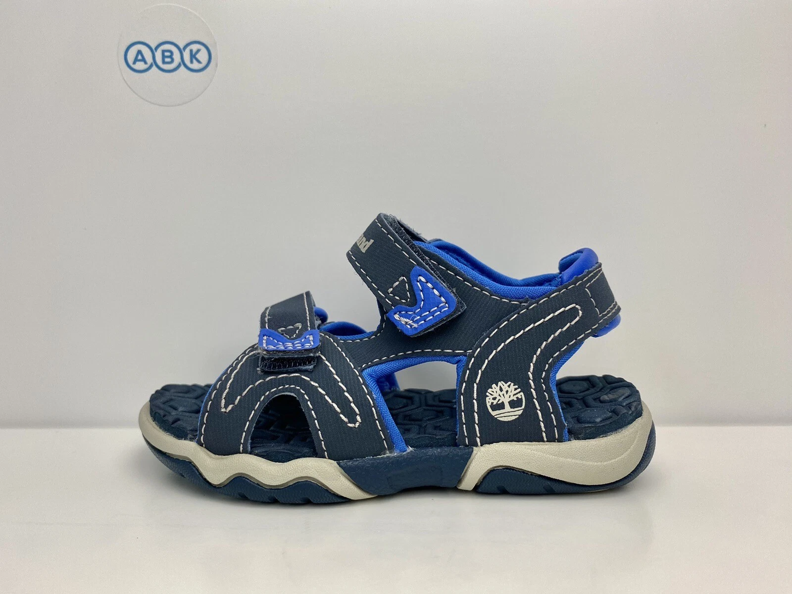 Sandali da bambino Timberland Adventure Seeker con cinturino a strappo blu taglia UK 6 EUR 23