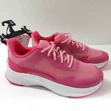 Athletic Works Mesh Jogger 2.0 Sneaker Shoes Big Girls Size 4 Pink Lace Up
