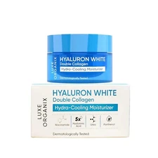 LUXE ORGANIX Hyaluron White Double Collagen Hydra-Cooling Moisturizer 50g