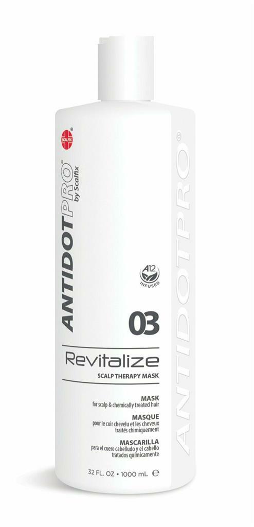 Маска для волос Antidot Pro Revitalize №3 Scalp Therapy, 32 унции / литр, Новая / Аутентичная