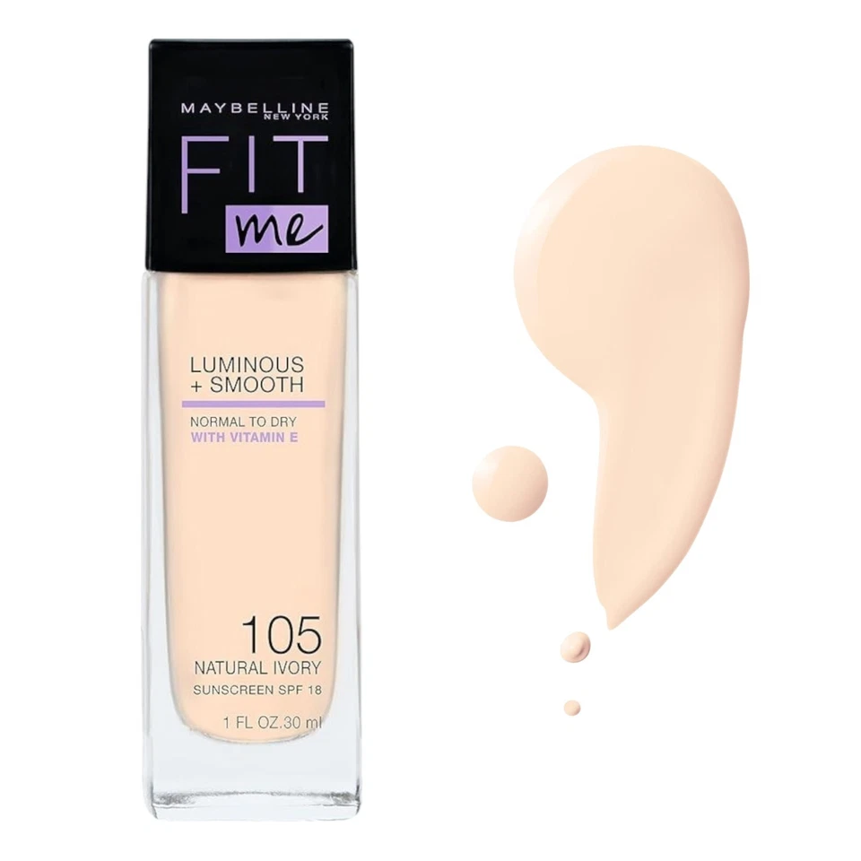 Maybelline Fit Me Luminous  Smooth Foundation SPF 18 30ml Choose Your Shade - Image 2 of 4