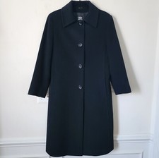 Cinza Rocca Italy Piacenza Cashgorissimo Black Fodera Bemberg Cupro Lining Coat