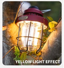 Vintage Retro Outdoor Camping Light LED Lamp Table Night Lantern Tent Dimming