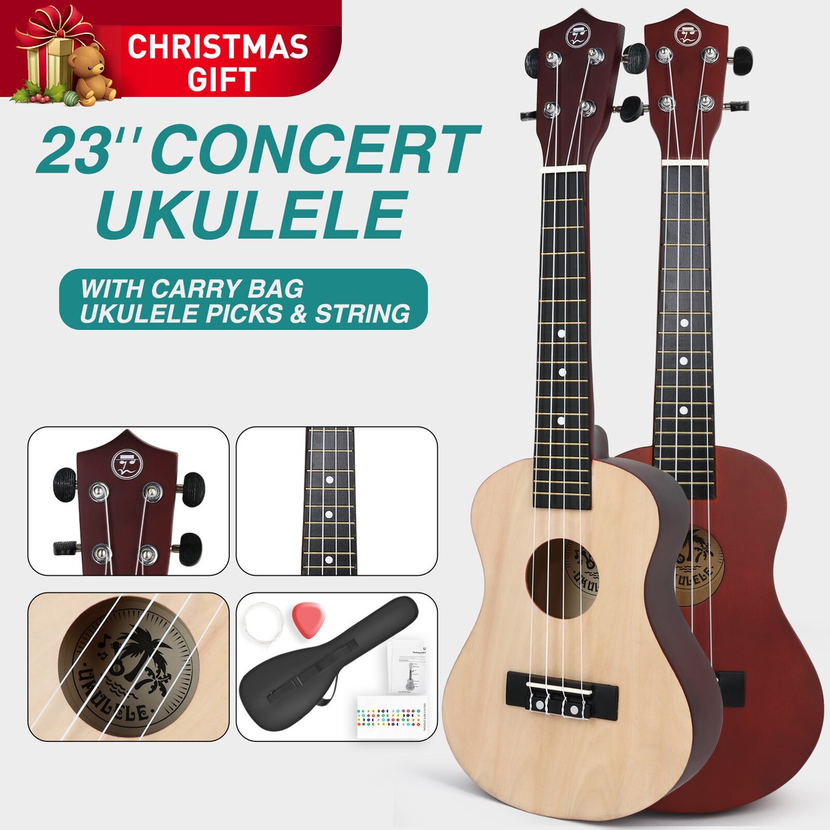 23 inch concert on sale ukulele