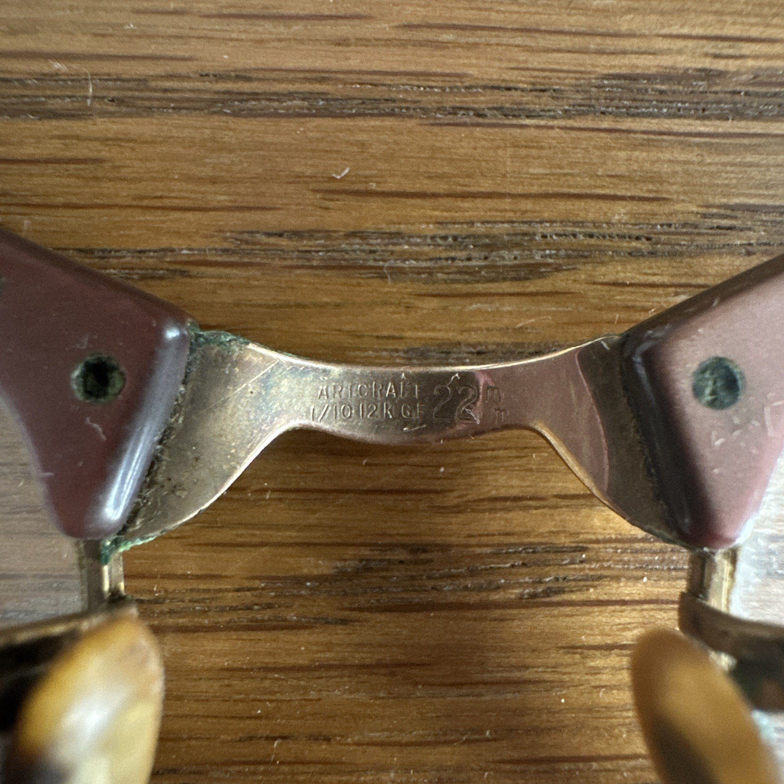 Vintage Eye Glasses cat eye silver - image 7