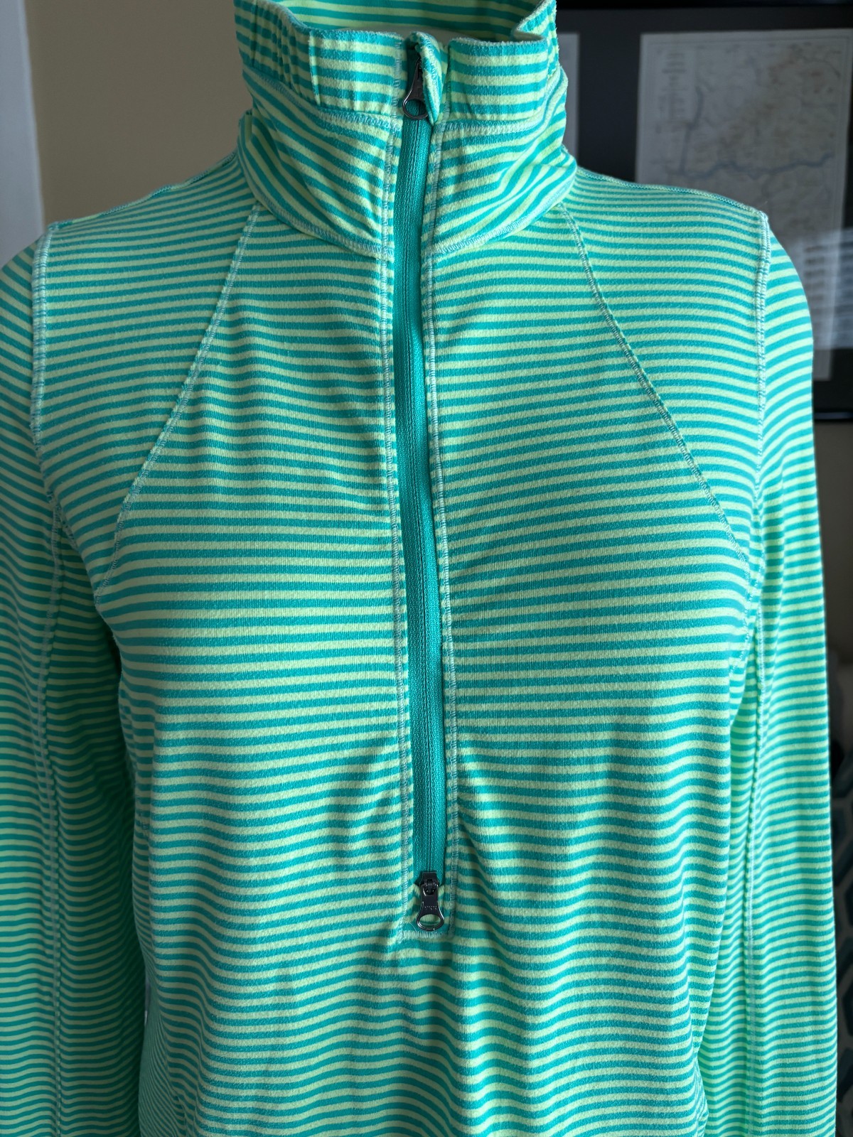 Lululemon Forthright 1/2 Zip Pullover Size 10 Bal… - image 5