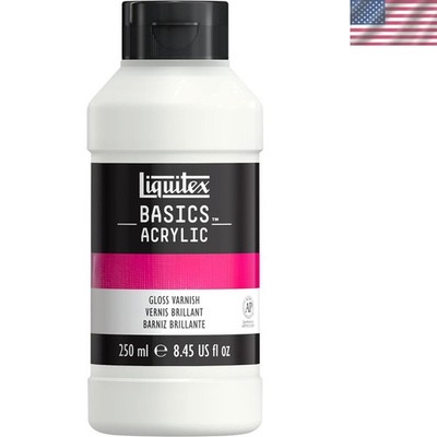 250ml BASICS Gloss Varnish - Non-yellowing Finish for Lasting Art Protection
