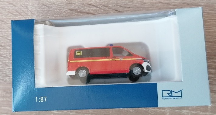 Rietze 53712 - 1/87 Volkswagen T6.1 FW Prisdorf - New