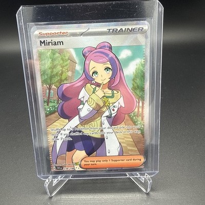 Pokmon TCG Miriam Trainer Full Art 238/198 Holo Scarlet & Violet Base Set  NM | eBay