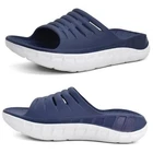 Mens Recovery Sandals Orthotic Arch Support Open Toe Sport 11 Blue White
