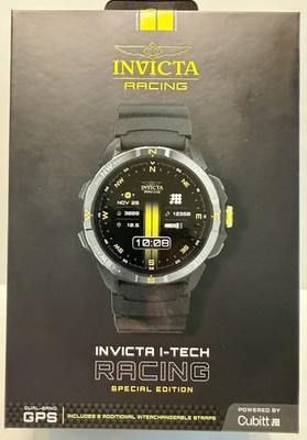 Invicta ITECH-011 Racing Special Edition Smartwatch-Calls, Tracks Sleep, Etc NEW