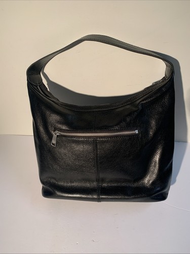 Borsa hobo Patricia Nash punto intrecciato Maissana in pelle nera con nappe - Foto 7 di 14