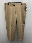 Vintage 90s Palm Beach Reflex Men's Tan RAD Flat Front Dress Pants Sz 42 NWT — photo 1