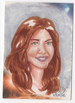 Kaylee Jewel Staite Upper Deck Firefly The Verse Sketch Card William Withers 1/1