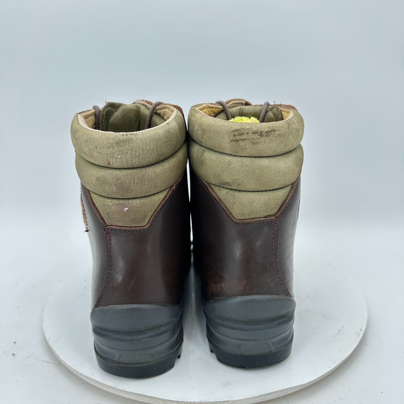 SAOLA Scarpone Asolo Classic Uomo Taglia 7 5 Pelle Marrone Suola Vibram Alpinismo Escursionismo