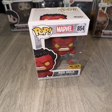 Nueva figura Funko Pop Marvel Red Hulk Bobble-Head #854 *NUEVA EN CAJA* exclusiva de Hot Topic 
