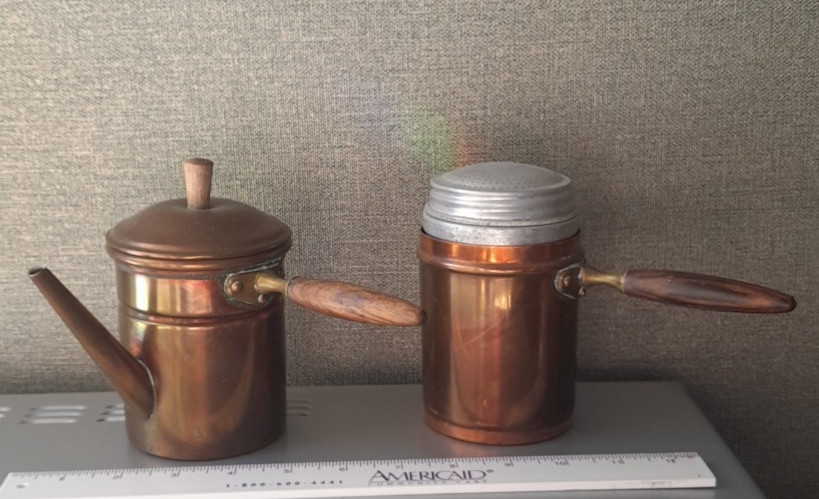With Wooden Handles From Italy 5 Inch Used