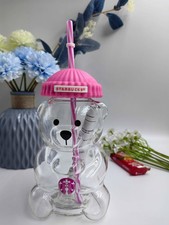 Neu~Starbucks Bearista Strawberry Bear Glass ...