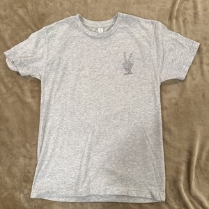 Next Level Lacrosse Unlimited Youth Small Lacrosse Shirt Short Sleeve Gray